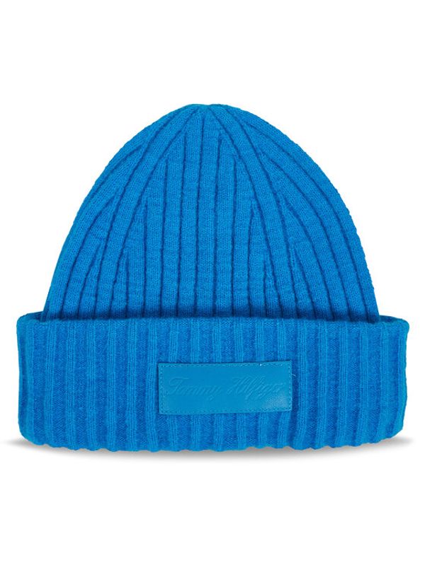 Tommy Hilfiger Tommy Hilfiger Kapa Tommy Twist Beanie AW0AW15325 Plava