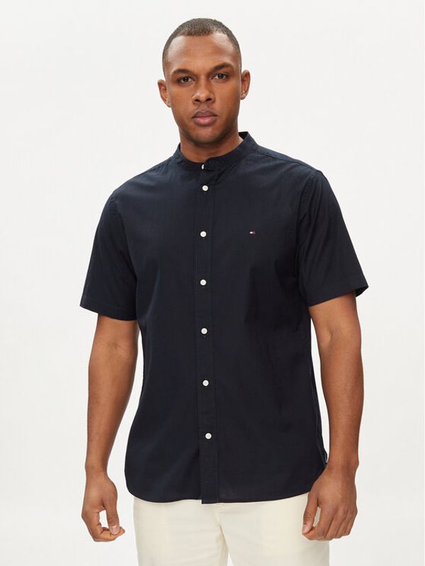 Tommy Hilfiger Tommy Hilfiger Košulja Mao MW0MW35275 Tamnoplava Regular Fit