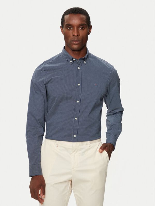 Tommy Hilfiger Tommy Hilfiger Košulja MW0MW34571 Tamnoplava Slim Fit