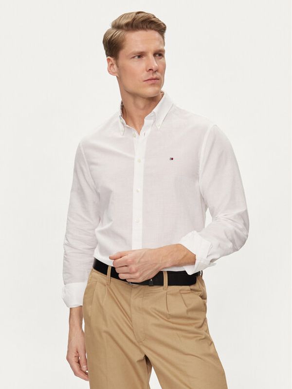 Tommy Hilfiger Tommy Hilfiger Košulja MW0MW34632 Bijela Slim Fit