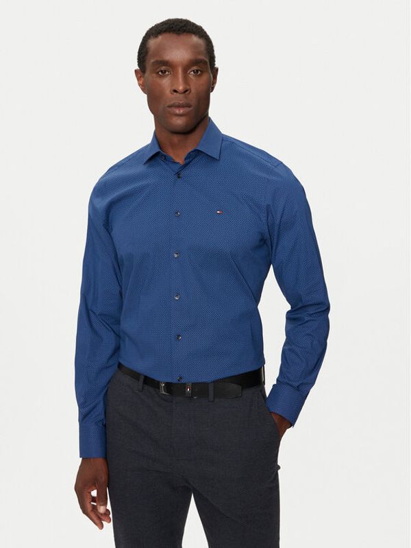 Tommy Hilfiger Tommy Hilfiger Košulja MW0MW36923 Tamnoplava Slim Fit