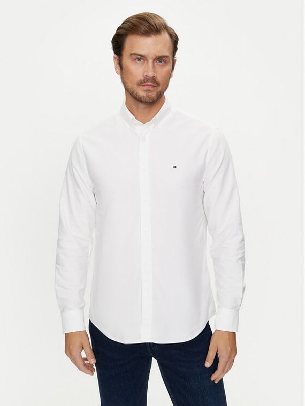 Tommy Hilfiger Tommy Hilfiger Košulja Solid Heritage MW0MW35774 Bijela Regular Fit