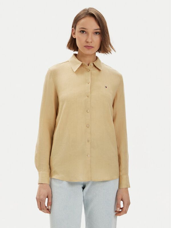 Tommy Hilfiger Tommy Hilfiger Košulja WW0WW42037 Bež Relaxed Fit
