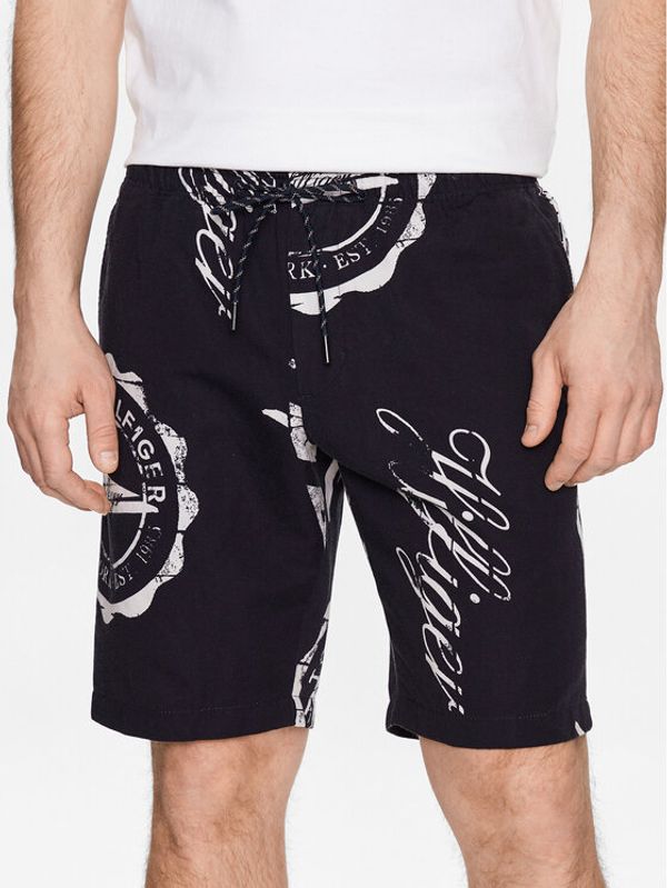 Tommy Hilfiger Tommy Hilfiger Kratke hlače Harlem Pennant MW0MW31235 Tamnoplava Relaxed Fit