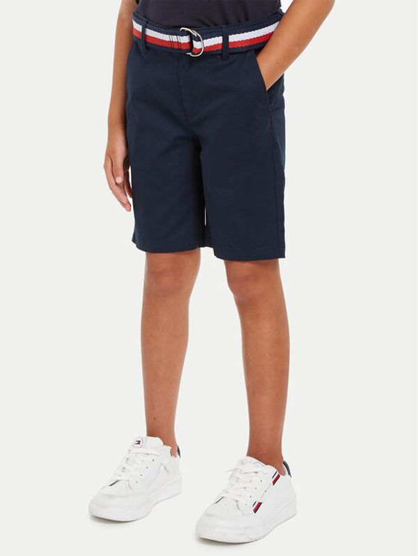 Tommy Hilfiger Tommy Hilfiger Kratke hlače KB0KB08845 Tamnoplava Regular Fit