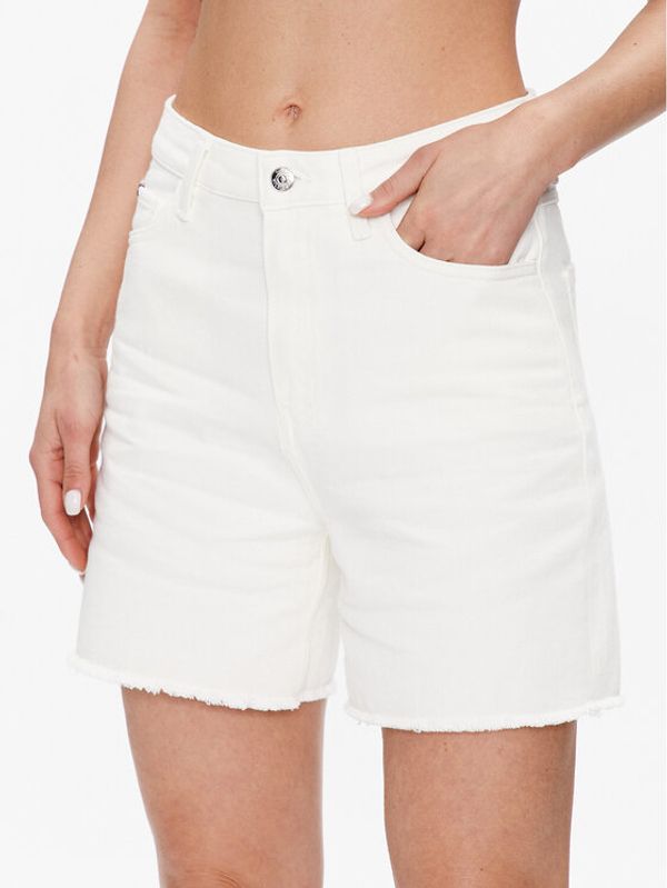 Tommy Hilfiger Tommy Hilfiger Kratke traperice WW0WW40211 Bijela Regular Fit