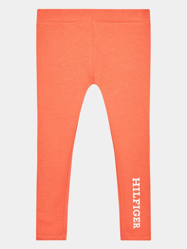 Tommy Hilfiger Tommy Hilfiger Leggings KG0KG07410 Narančasta Slim Fit