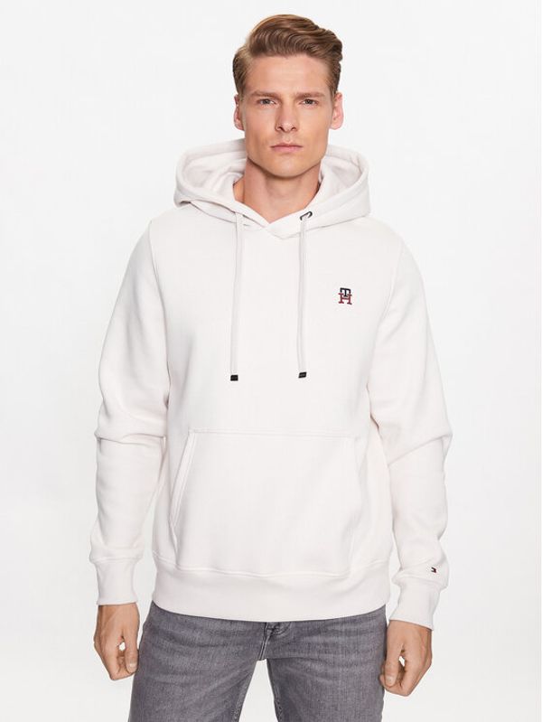 Tommy Hilfiger Tommy Hilfiger Majica dugih rukava MW0MW29283 Écru Regular Fit