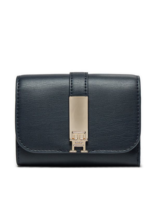 Tommy Hilfiger Tommy Hilfiger Mali ženski novčanik Th Heritage Med AW0AW16579 Tamnoplava