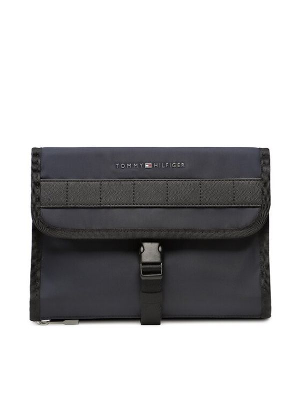 Tommy Hilfiger Tommy Hilfiger Neseser Th Elevated Nylon Washbag AM0AM10979 Tamnoplava