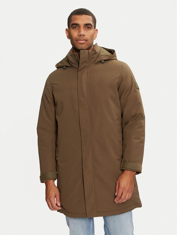 Tommy Hilfiger Tommy Hilfiger Parka MW0MW37369 Zelena Regular Fit