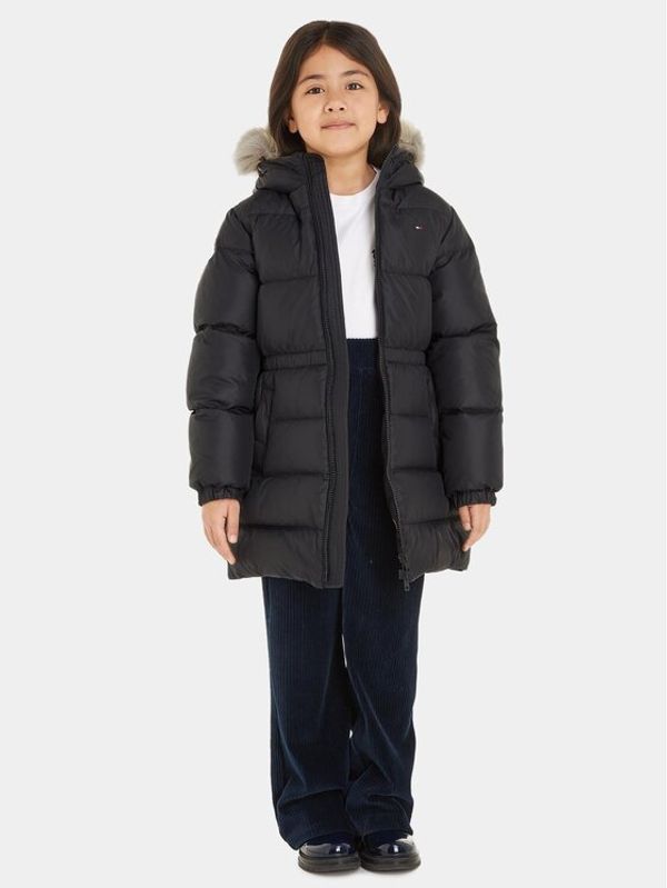 Tommy Hilfiger Tommy Hilfiger Pernata jakna KG0KG07805 Crna Regular Fit