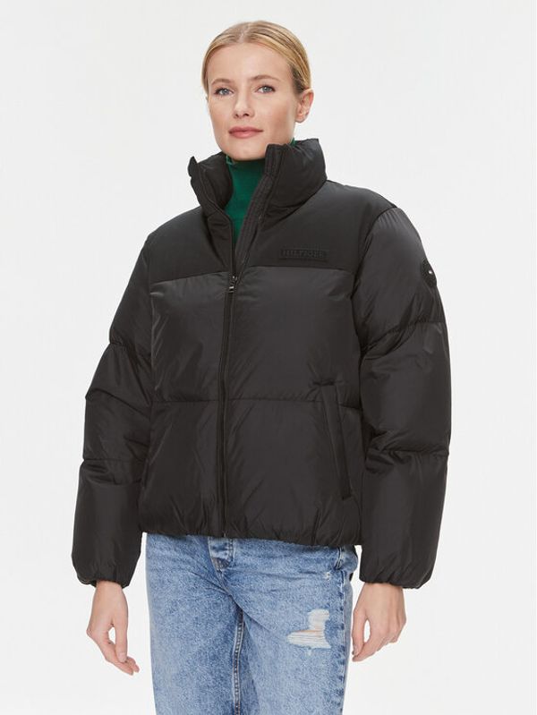 Tommy Hilfiger Tommy Hilfiger Pernata jakna New York WW0WW39748 Crna Relaxed Fit