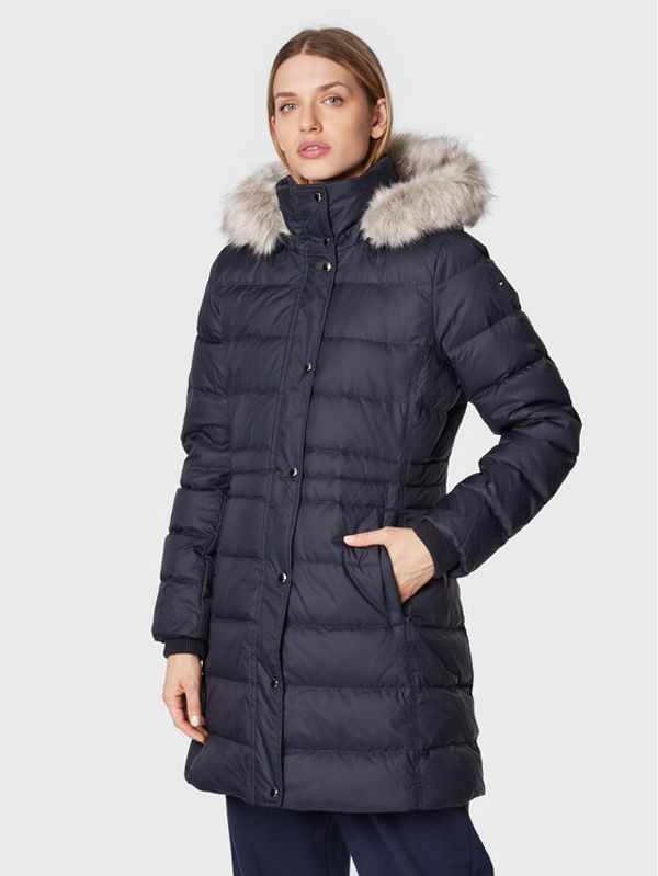 Tommy Hilfiger Tommy Hilfiger Pernata jakna Tyra WW0WW37487 Tamnoplava Regular Fit