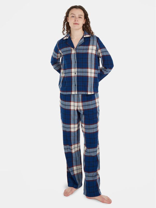 Tommy Hilfiger Tommy Hilfiger Pidžama UW0UW03961 Plava Relaxed Fit