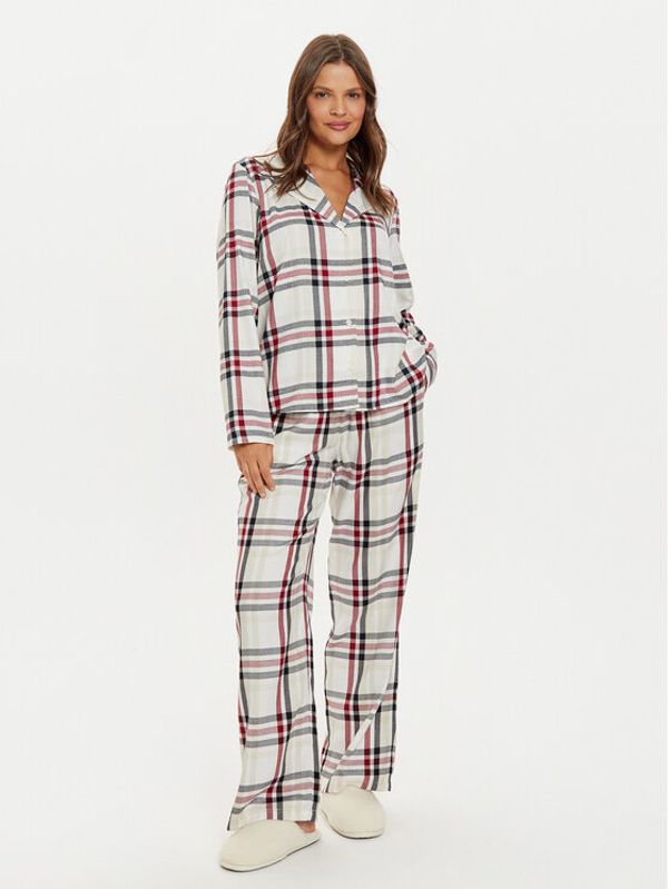 Tommy Hilfiger Tommy Hilfiger Pidžama UW0UW05550 Bež Relaxed Fit