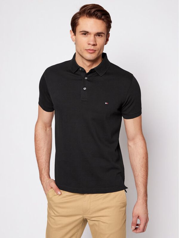 Tommy Hilfiger Tommy Hilfiger Polo 1985 MW0MW17771 Crna Slim Fit