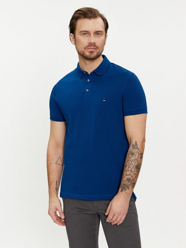 Tommy Hilfiger Tommy Hilfiger Polo 1985 MW0MW17771 Plava Slim Fit