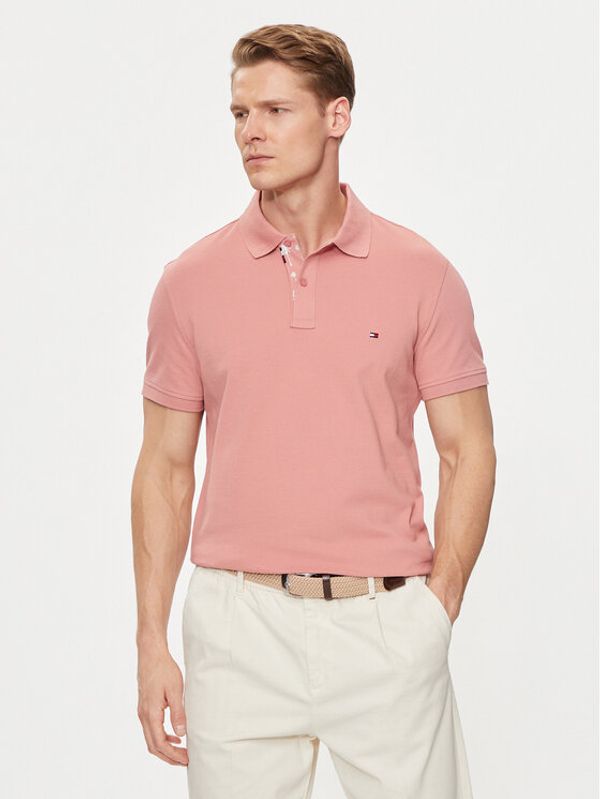 Tommy Hilfiger Tommy Hilfiger Polo Palm Under Collar MW0MW34738 Ružičasta Regular Fit