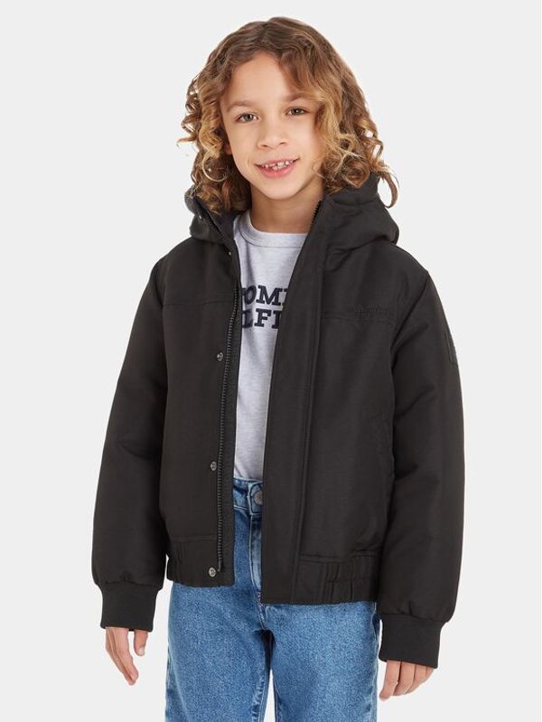 Tommy Hilfiger Tommy Hilfiger Prijelazna jakna KB0KB08562 Crna Regular Fit