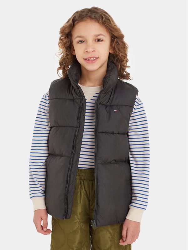 Tommy Hilfiger Tommy Hilfiger Prsluk Essential KB0KB08557 S Crna Regular Fit