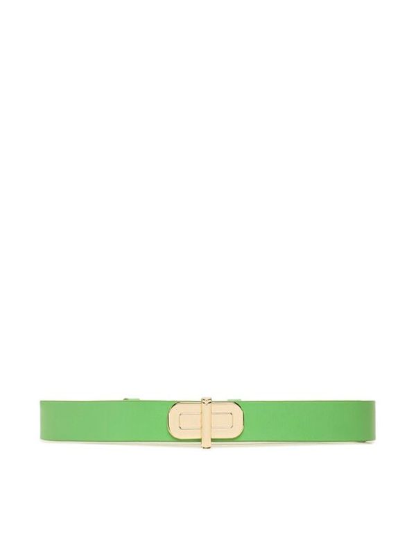 Tommy Hilfiger Tommy Hilfiger Remen za struk Turnlock 2.5 AW0AW14723 Zelena