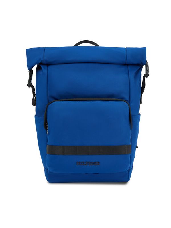 Tommy Hilfiger Tommy Hilfiger Ruksak Th Monotype Rolltop Backpack AM0AM12205 Plava