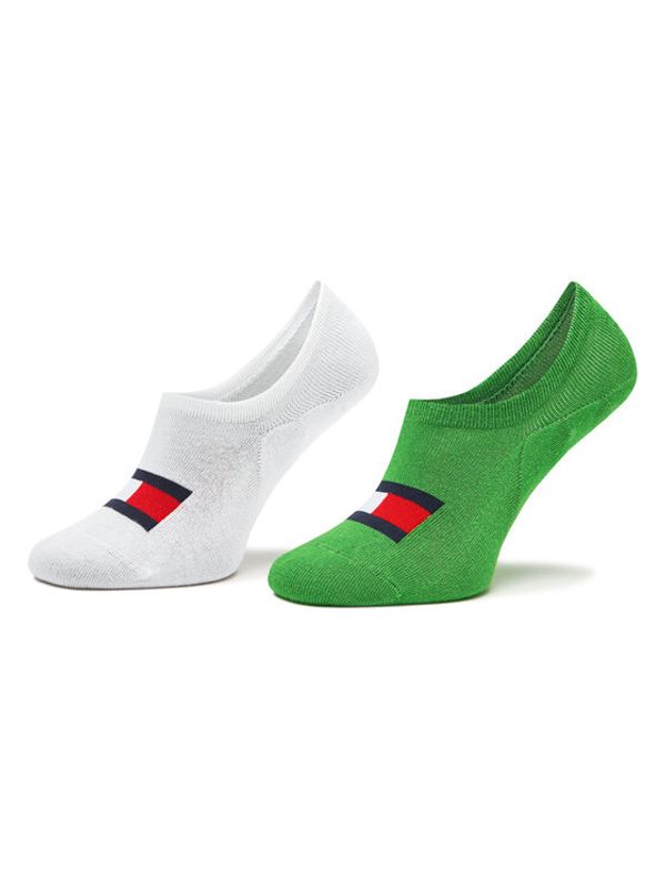 Tommy Hilfiger Tommy Hilfiger Set od 2 para muških niskih čarapa 701223928 Zelena