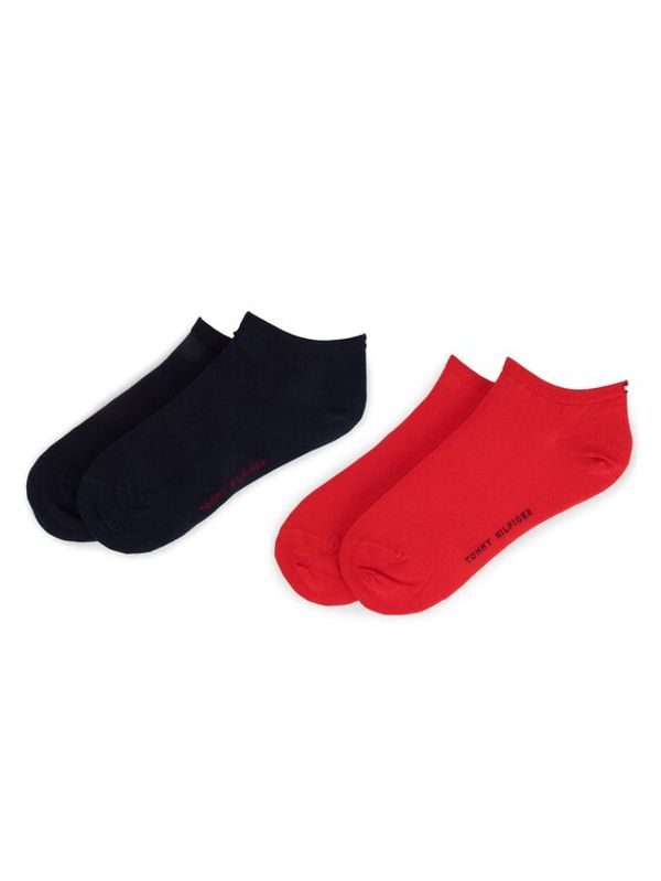 Tommy Hilfiger Tommy Hilfiger Set od 2 para niskih ženskih čarapa 343024001 Crvena