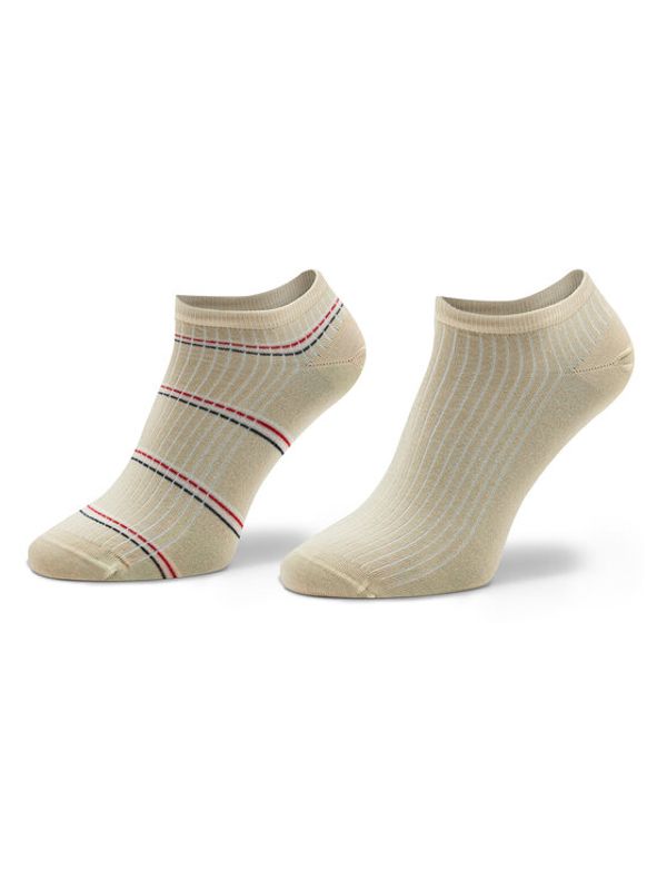 Tommy Hilfiger Tommy Hilfiger Set od 2 para niskih ženskih čarapa 701223804 Bež