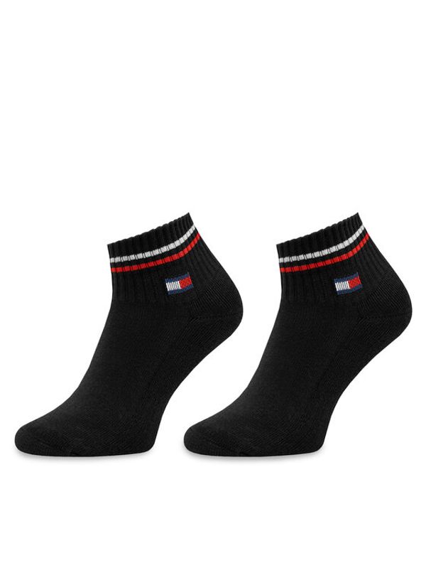 Tommy Hilfiger Tommy Hilfiger Set od 2 para unisex niskih čarapa 701228177 Crna