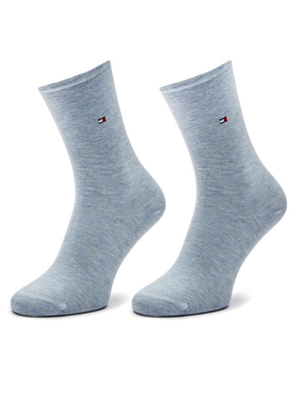 Tommy Hilfiger Tommy Hilfiger Set od 2 para ženskih visokih čarapa 371221106 Plava