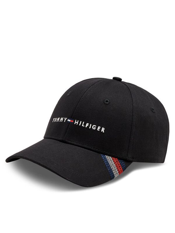 Tommy Hilfiger Tommy Hilfiger Šilterica Foundation Cotton 6 Panel Cap AM0AM12532 Crna