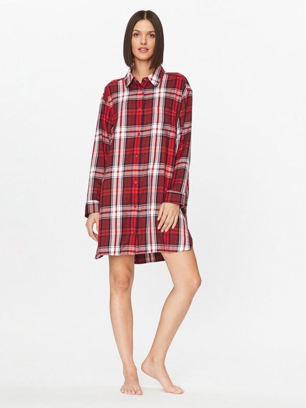 Tommy Hilfiger Tommy Hilfiger Spavaćica UW0UW04874 Crvena Relaxed Fit