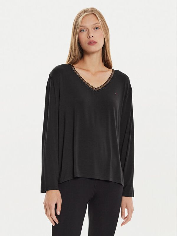 Tommy Hilfiger Tommy Hilfiger Spavaćiće UW0UW05568 Crna Regular Fit