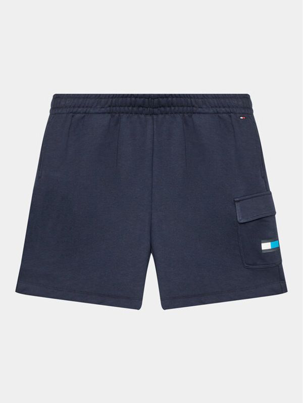 Tommy Hilfiger Tommy Hilfiger Sportske kratke hlače KB0KB08096 D Tamnoplava Regular Fit
