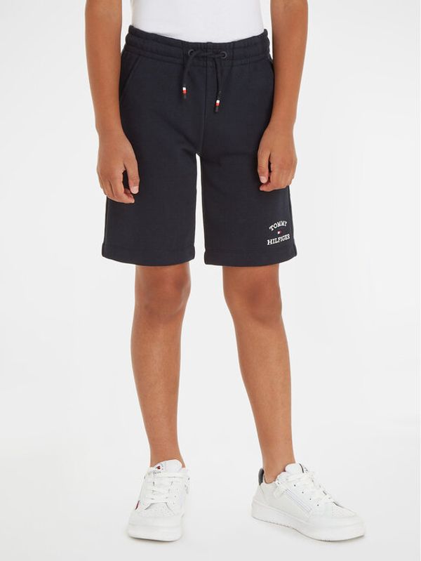 Tommy Hilfiger Tommy Hilfiger Sportske kratke hlače Th Logo KB0KB08841 M Tamnoplava Regular Fit