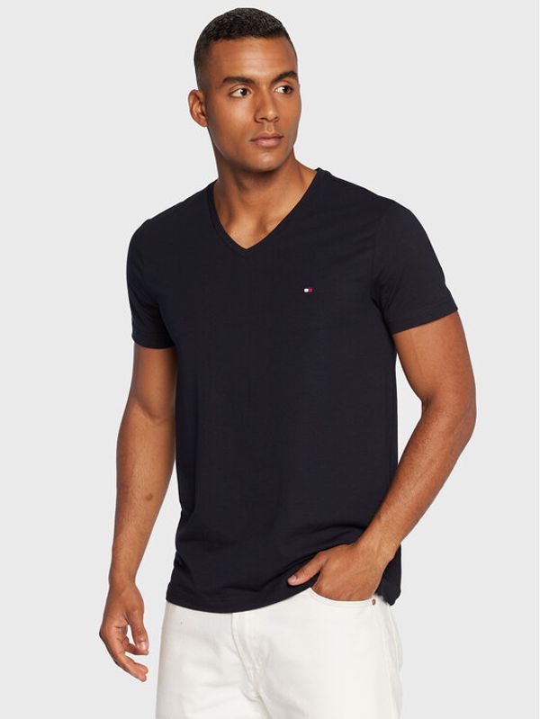 Tommy Hilfiger Tommy Hilfiger T-shirt Core Stretch MW0MW27540 Tamnoplava Slim Fit