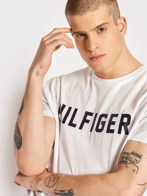 Tommy Hilfiger Tommy Hilfiger T-shirt UM0UM02011 Bijela Regular Fit