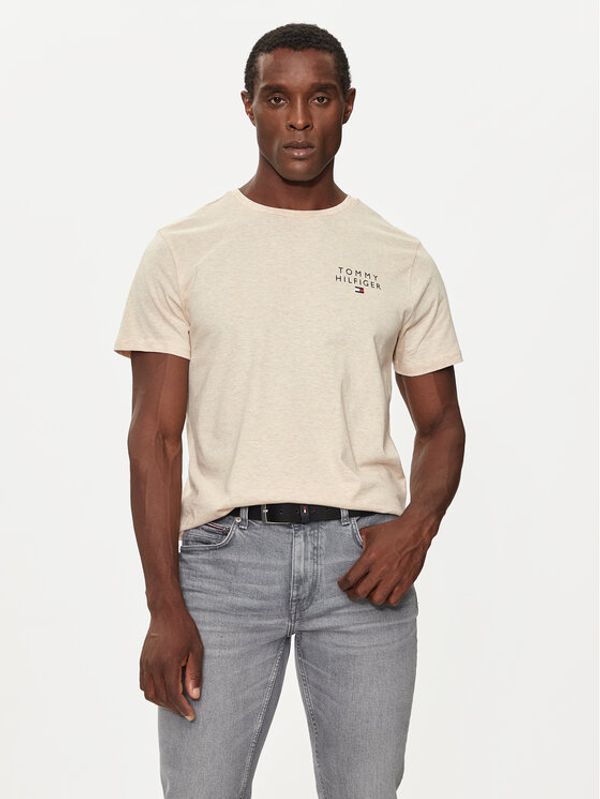 Tommy Hilfiger Tommy Hilfiger T-shirt UM0UM02916 Bež Regular Fit