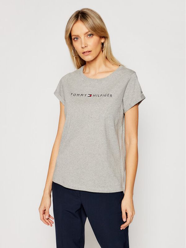 Tommy Hilfiger Tommy Hilfiger T-shirt UW0UW01618 Siva Slim Fit