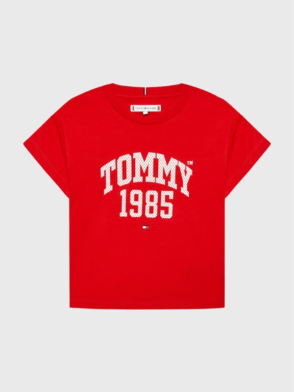 Tommy Hilfiger Tommy Hilfiger T-shirt Varsity KG0KG07257 D Crvena Regular Fit