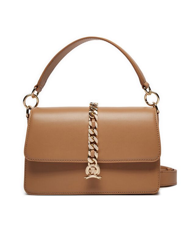 Tommy Hilfiger Tommy Hilfiger Torbica Chain Leather AW0AW16797 Smeđa