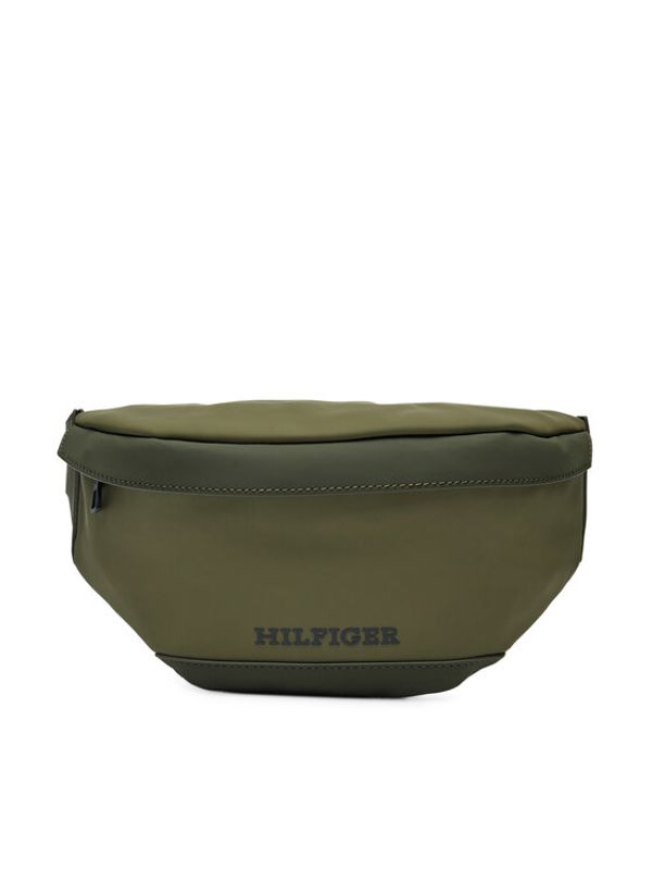Tommy Hilfiger Tommy Hilfiger Torbica oko struka Monotype Pu Bumbag AM0AM12603 Kaki