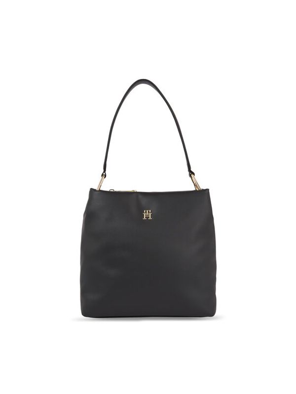Tommy Hilfiger Tommy Hilfiger Torbica Th Soft Bucket AW0AW15878 Crna
