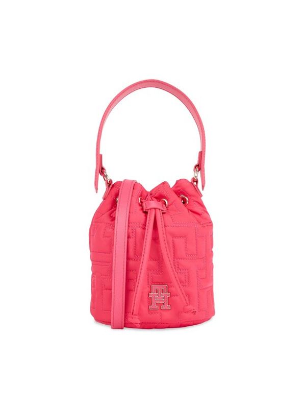 Tommy Hilfiger Tommy Hilfiger Torbica Tj Chic Nylon Bucket AW0AW14864 Ružičasta