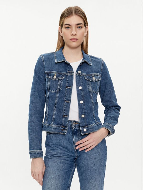 Tommy Hilfiger Tommy Hilfiger Traper jakna WW0WW41335 Plava Slim Fit