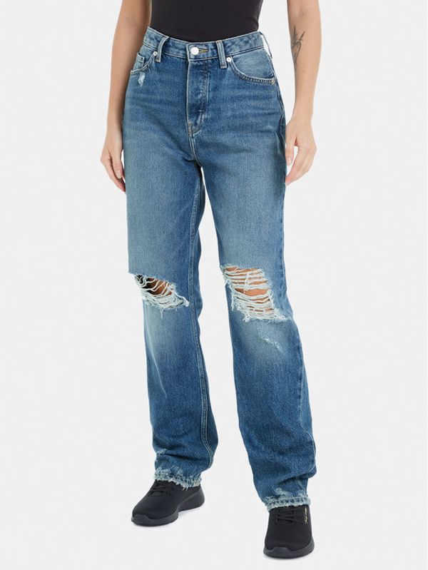 Tommy Hilfiger Tommy Hilfiger Traperice Classic WW0WW40041 Plava Straight Fit