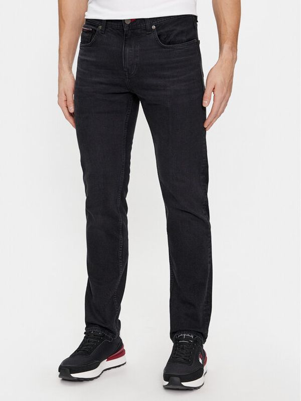 Tommy Hilfiger Tommy Hilfiger Traperice Denton MW0MW32080 Crna Straight Fit