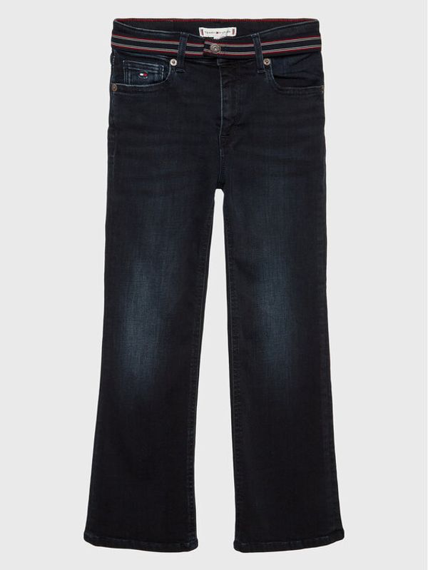 Tommy Hilfiger Tommy Hilfiger Traperice Slouchy KG0KG06858 Tamnoplava Regular Fit